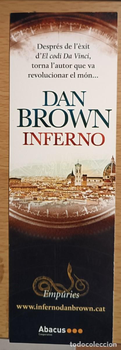 Coleccionismo marcap&aacute;ginas: punto libro- marcap&aacute;ginas INFERNO Dan Brown - Foto 1