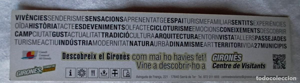 Coleccionismo marcap&aacute;ginas: Marcap&aacute;ginas GORGUES DE CANET Turisme Girones - Foto 2