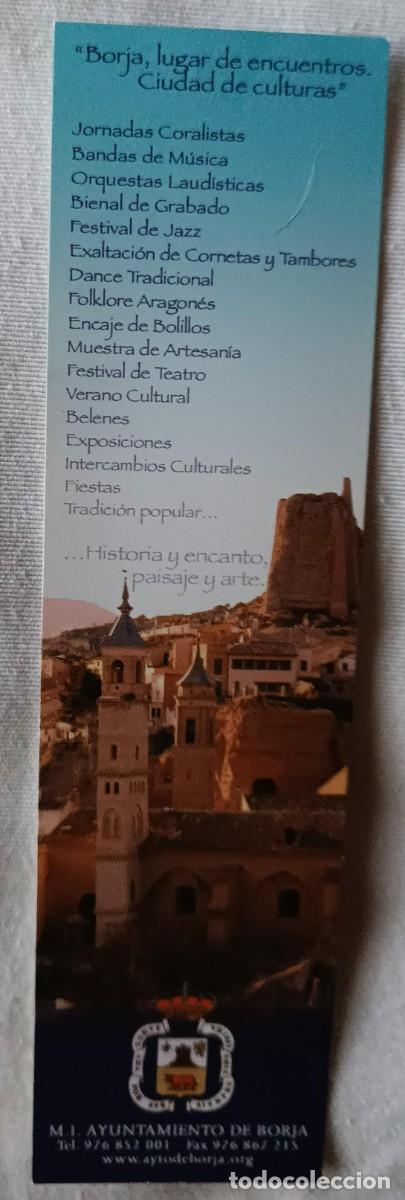 Coleccionismo marcap&aacute;ginas: punto libro- marcap&aacute;ginas Ayuntamiento de BORJA - Foto 1