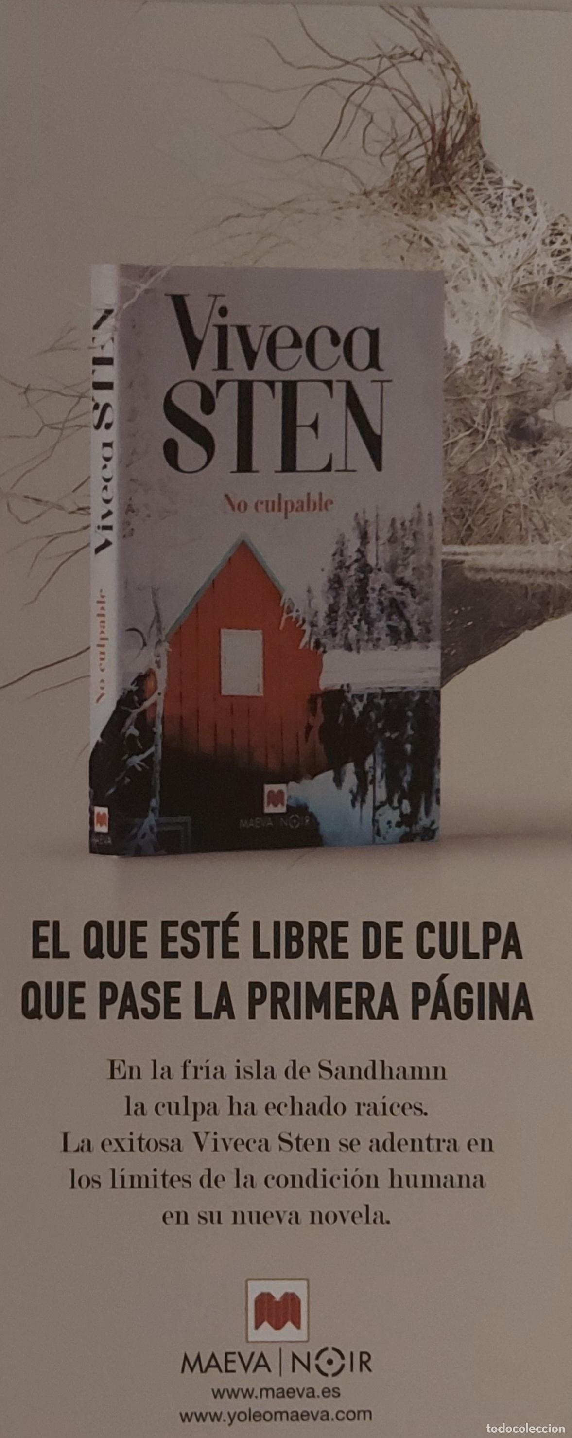 Coleccionismo marcap&aacute;ginas: MARCAP&Aacute;GINAS - MAEVA - VIVECA STEN - NO CULPABLE - Foto 1