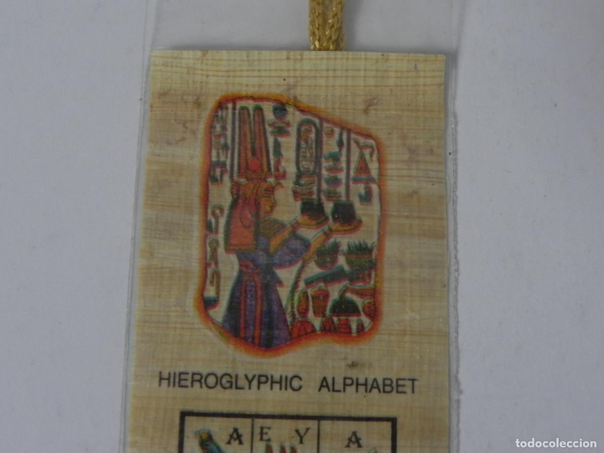 Coleccionismo marcap&aacute;ginas: MARCAP&Aacute;GINAS PAP&Iacute;RO ( HIEROGLYPHIC ALPHABET) - Foto 2