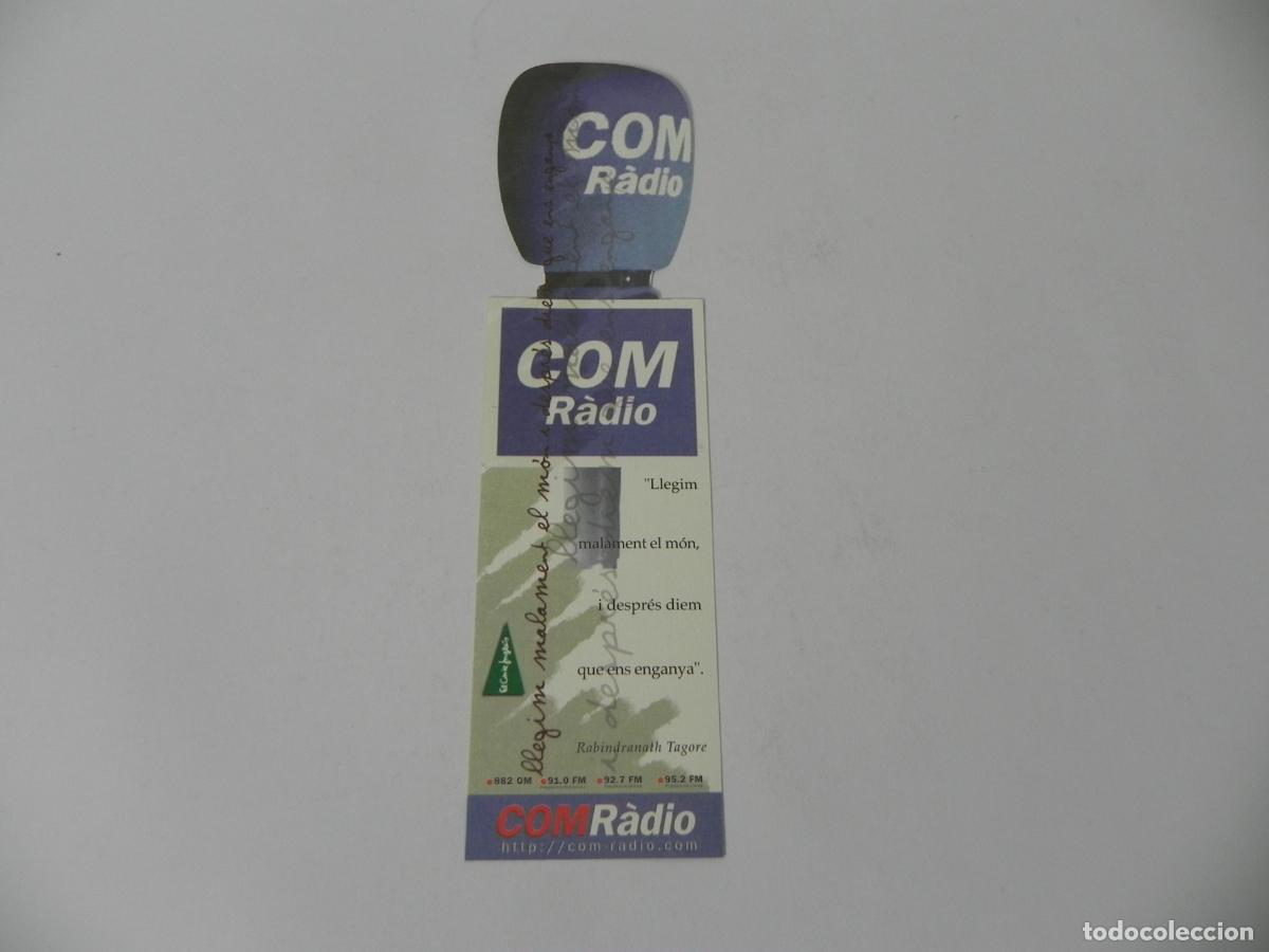 Coleccionismo marcap&aacute;ginas: MARCAP&Aacute;GINA (PUNTO DE LIBRO) COM R&Agrave;DIO (TEXTO EN CATAL&Aacute;N) - Foto 1