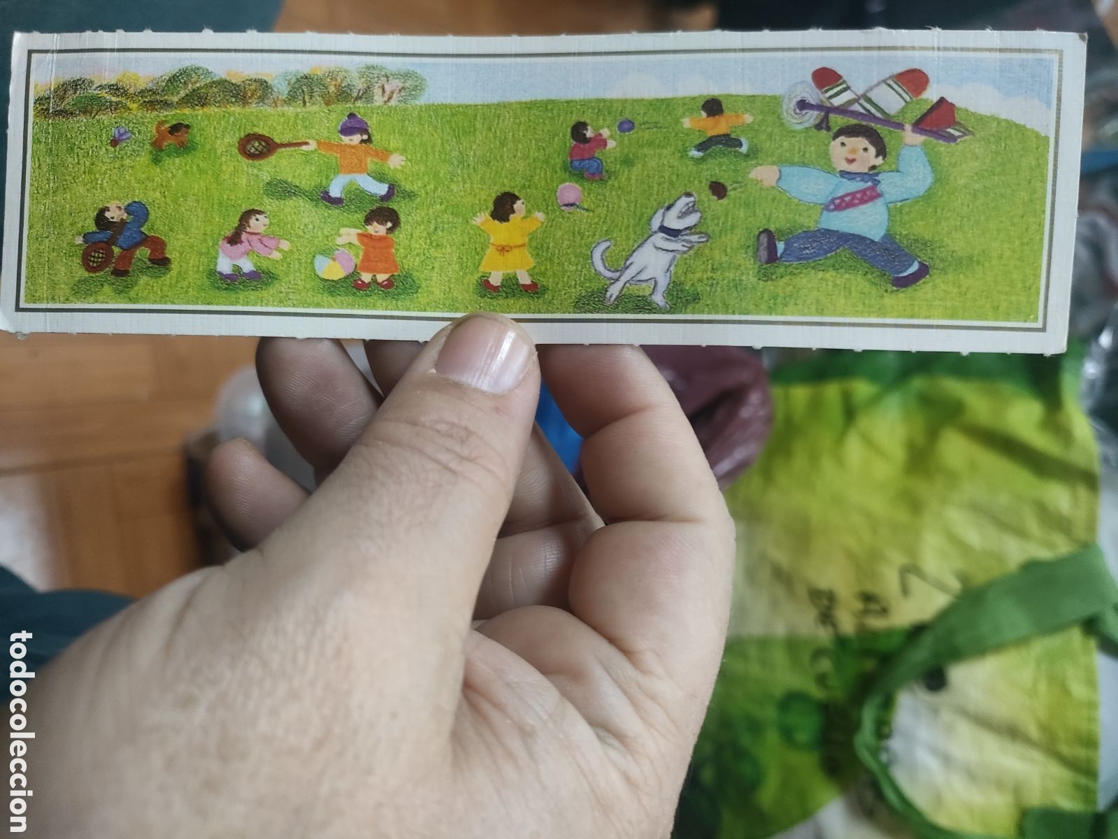 Coleccionismo marcap&aacute;ginas: Marcap&aacute;ginas Ni&ntilde;os Jugando en el Campo - Foto 1