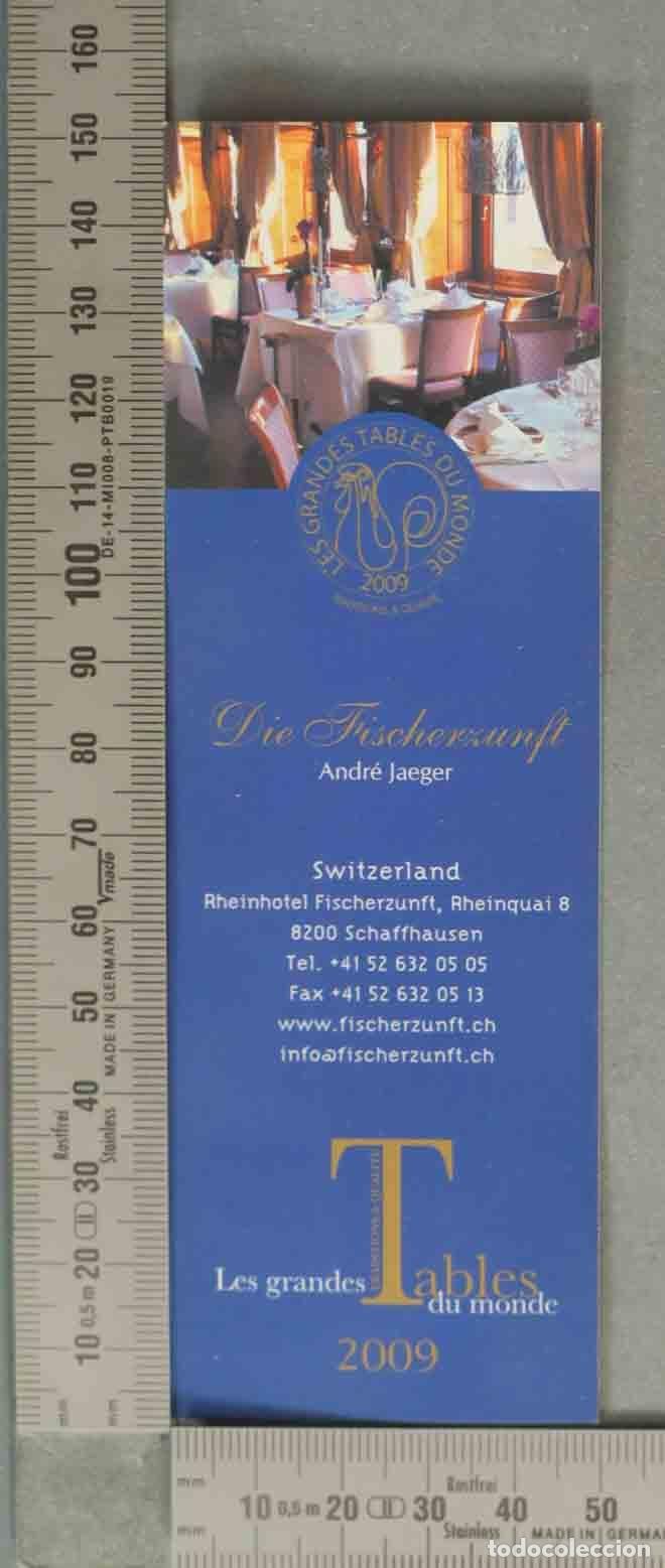Collectables Bookmark: MARCAPAGINAS. Die Fischerzunft - Andr&eacute; Jaeger - Les Grandes Tables du Monde