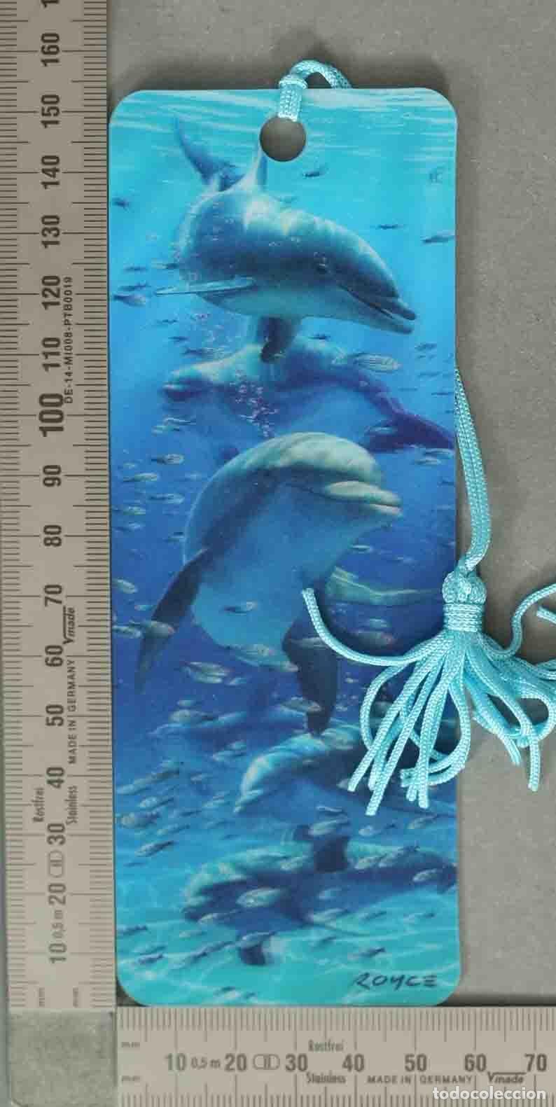 Coleccionismo marcap&aacute;ginas: MARCAPAGINAS. 3D Lenticular Dolphins - Royce Artgame - Foto 1