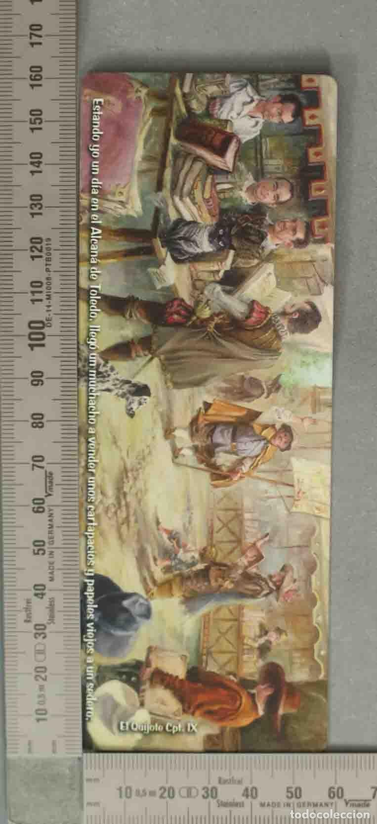 Coleccionismo marcap&aacute;ginas: MARCAPAGINAS. Librer&iacute;a Alcan&aacute; - El Quijote Cap&iacute;tulo IX - Foto 1