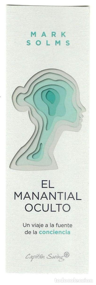 Coleccionismo Marcap&aacute;ginas: Marcap&aacute;ginas. El manantial oculto de Mark Solms