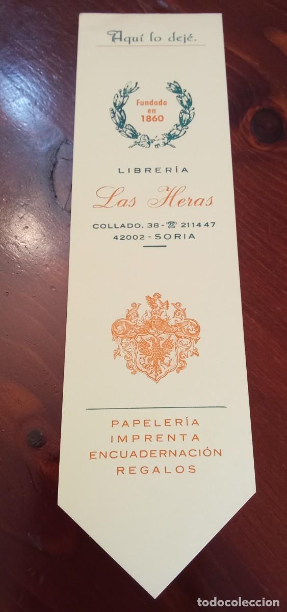 Coleccionismo Marcap&aacute;ginas: Marcap&aacute;ginas antiguo librer&iacute;a Las Heras Soria, fundada en 1860 imprenta
