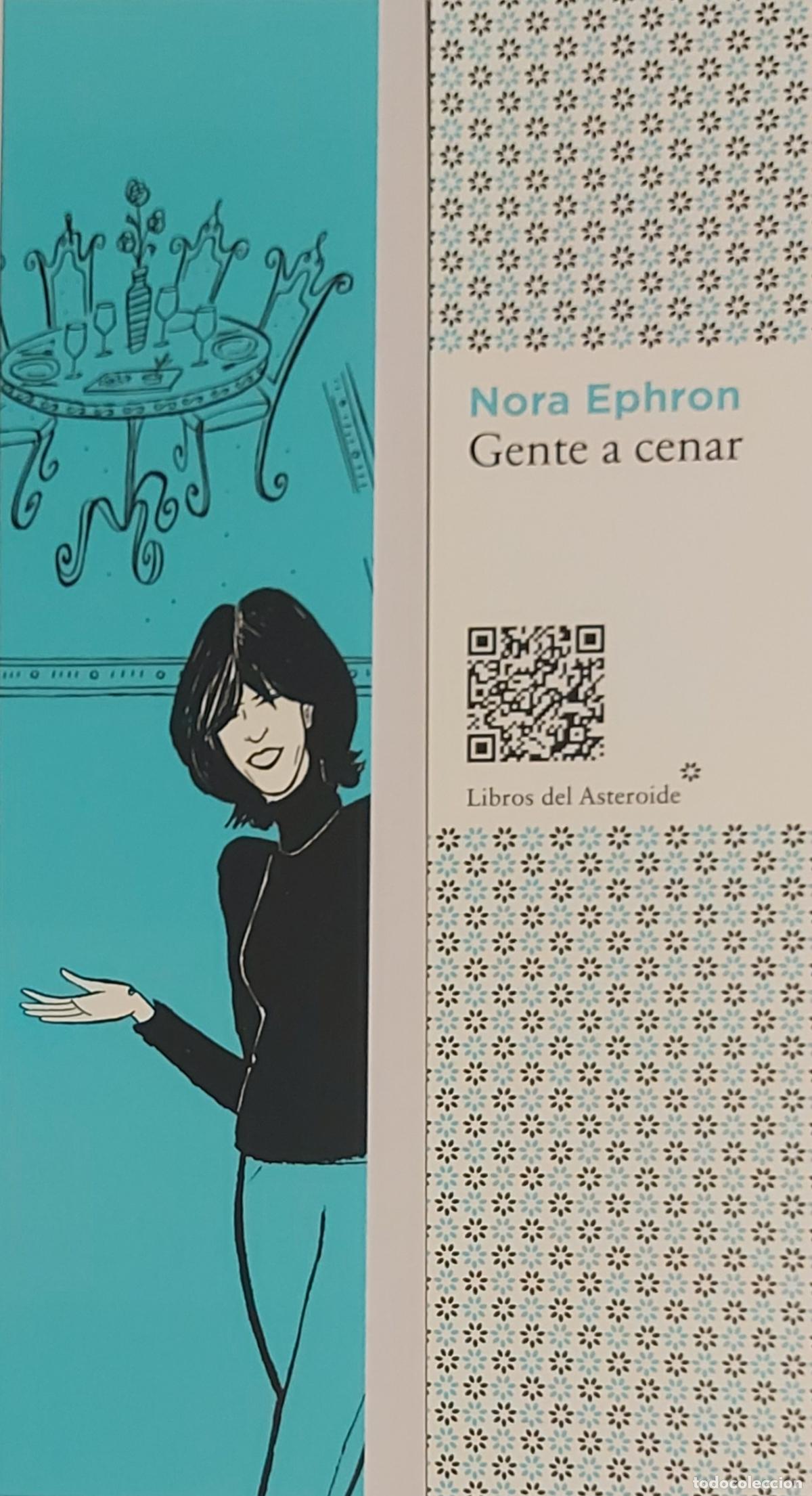 Coleccionismo Marcap&aacute;ginas: MARCAP&Aacute;GINAS - LIBROS DEL ASTEROIDE - NORA EPHRON - GENTE A CENAR