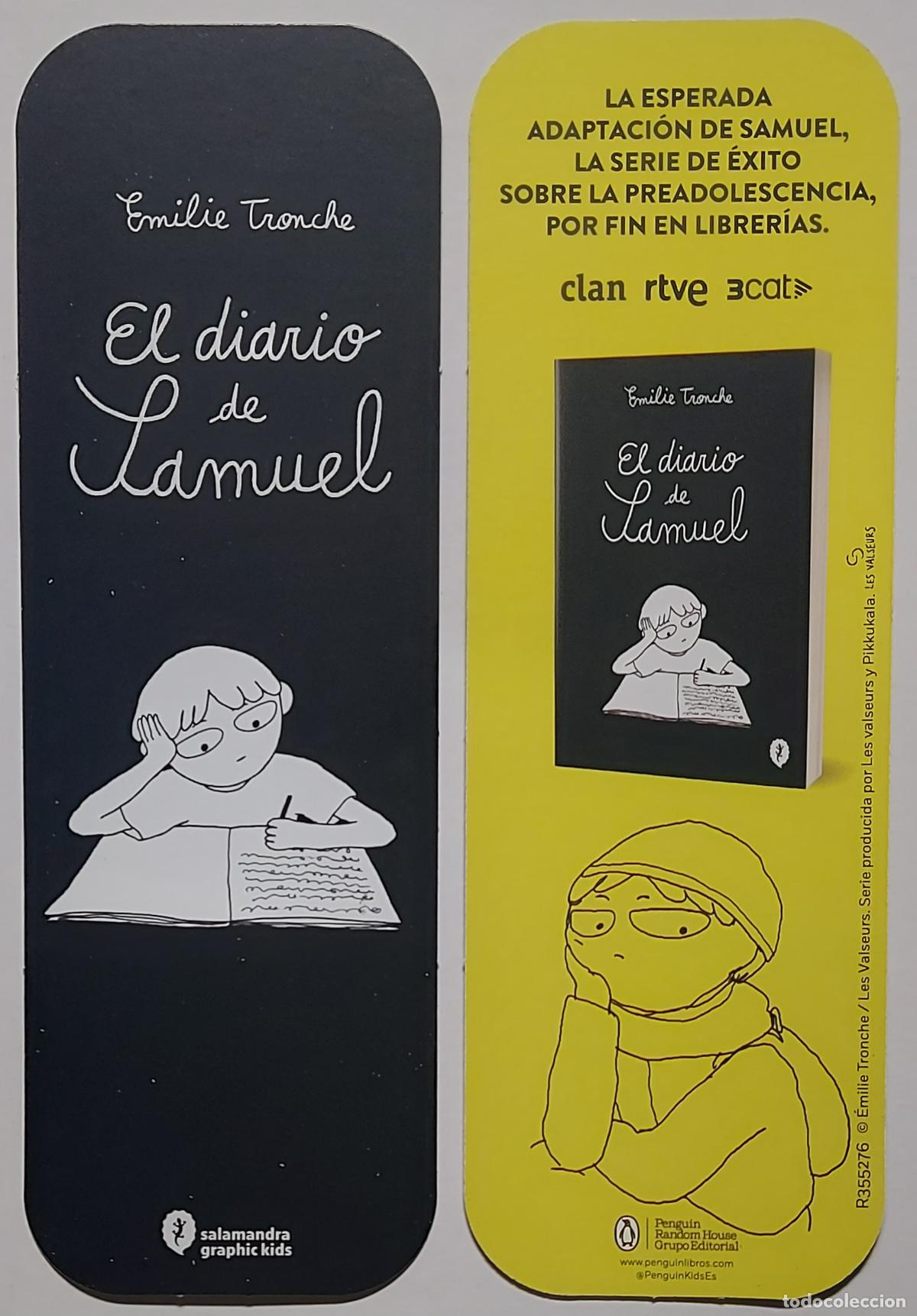 Coleccionismo Marcap&aacute;ginas: MARCAPAGINAS - SALAMANDRA - EMILIE TRONCHE - EL DIARIO DE SAMUEL