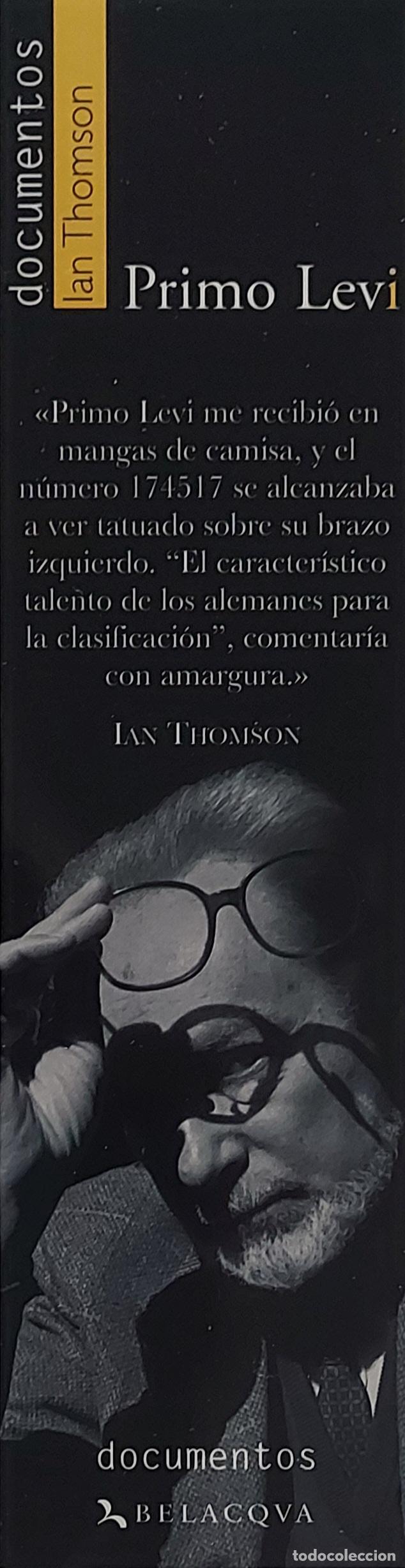 Coleccionismo marcap&aacute;ginas: MARCAPAGINAS - LA OTRA ORILLA - PRIMO LEVI - Foto 1