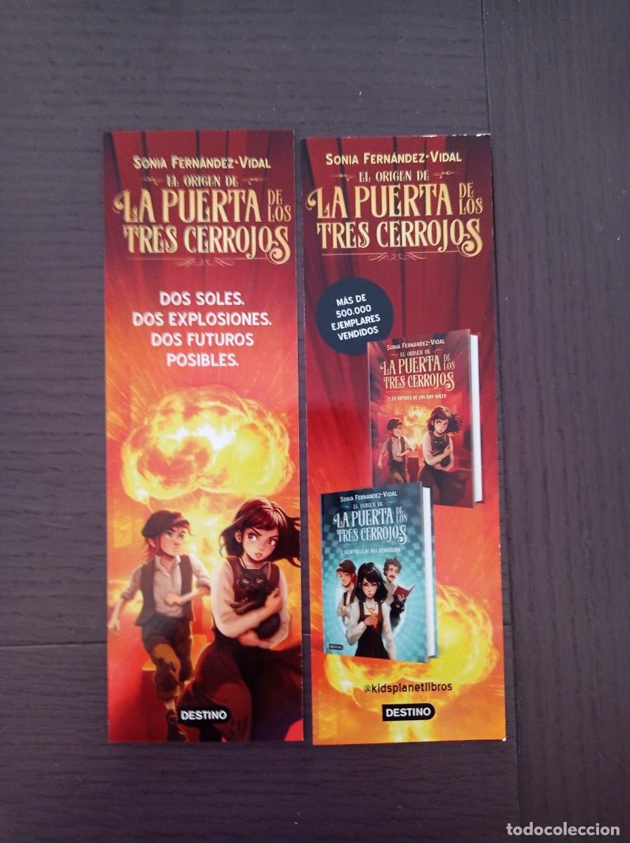Coleccionismo Marcap&aacute;ginas: MARCAP&Aacute;GINAS. DESTINO. SONIA FERN&Aacute;NDEZ-VIDAL. EL ORIGEN DE LA PUERTA DE LOS TRES CERROJOS