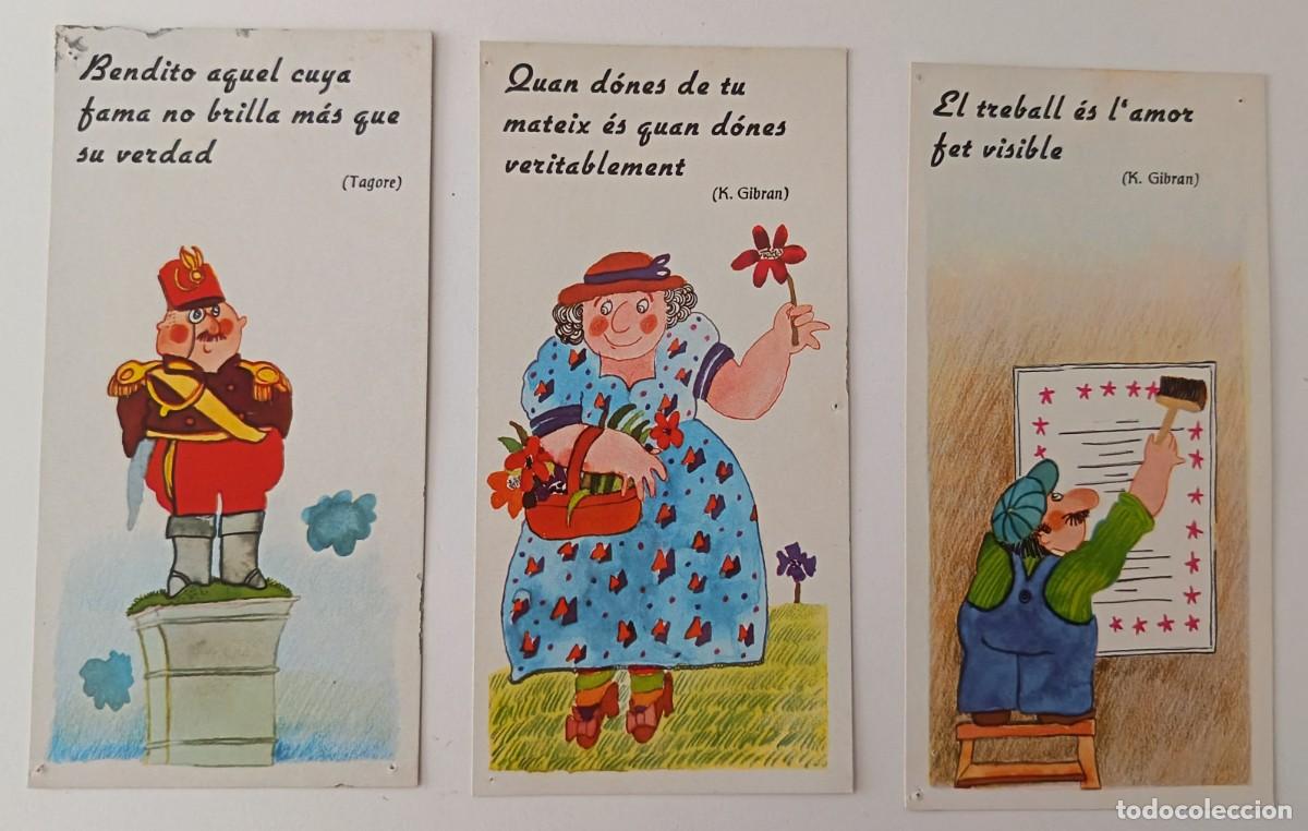 Coleccionismo Marcap&aacute;ginas: 3 Marcap&aacute;ginas. Editorial Claret. 1977. 2 En catalan, una en castellano.