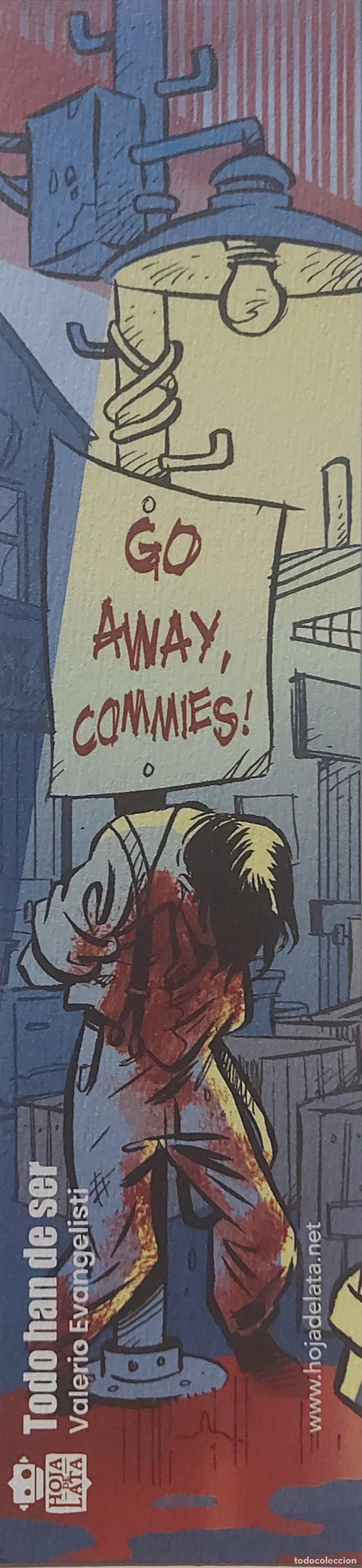 Coleccionismo Marcap&aacute;ginas: MARCAPAGINAS - HOJA DE LATA - VALERIO EVANGELISTI - TODO HAN DE SER