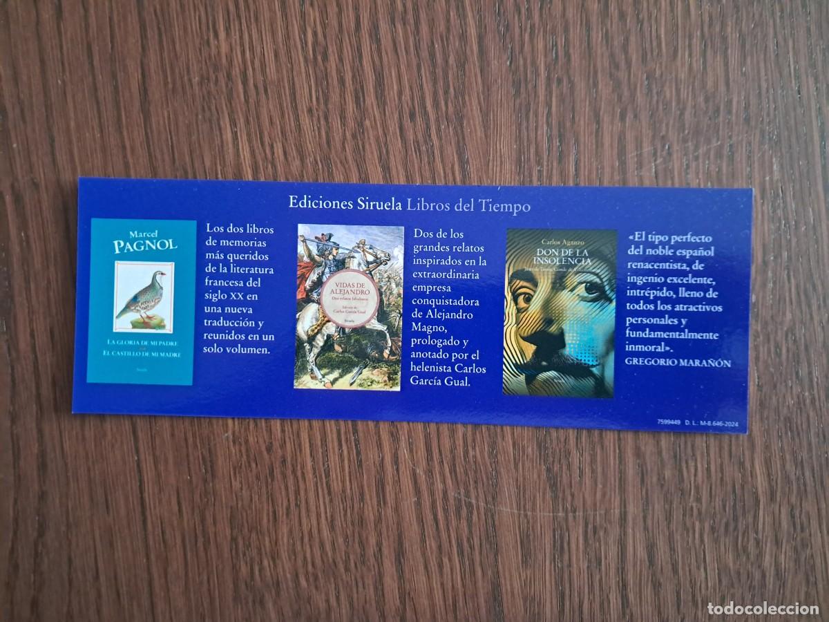 Coleccionismo Marcap&aacute;ginas: marcap&aacute;ginas, punto de libro, biblioteca de cl&aacute;sicos polic&iacute;acos-libros del tiempo. Ediciones Siruela