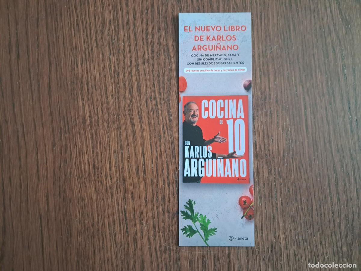 Coleccionismo Marcap&aacute;ginas: marcap&aacute;ginas, punto de libro, cocina de 10, Karlos Argui&ntilde;ano. Planeta.