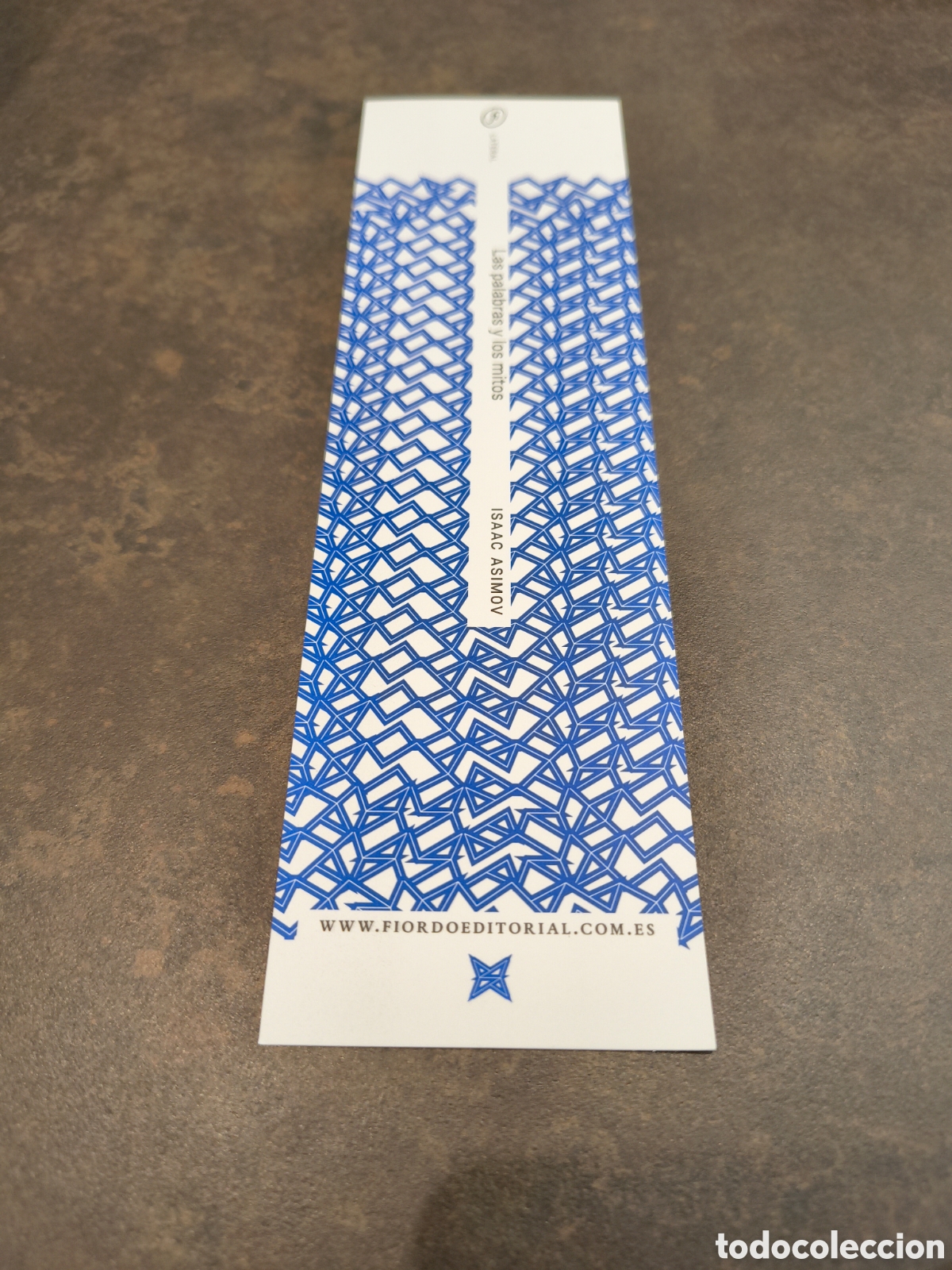 Coleccionismo Marcap&aacute;ginas: MARCAPAGINAS LAS PALABRAS Y LOS MITOS-ISAAC ASIMOV-FIORDO EDITORIAL