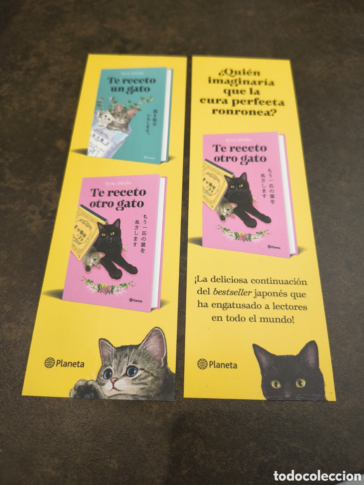 Coleccionismo Marcap&aacute;ginas: MARCAPAGINAS TE RECETO OTRO GATO-SYOU ISHIDA-PLANETA