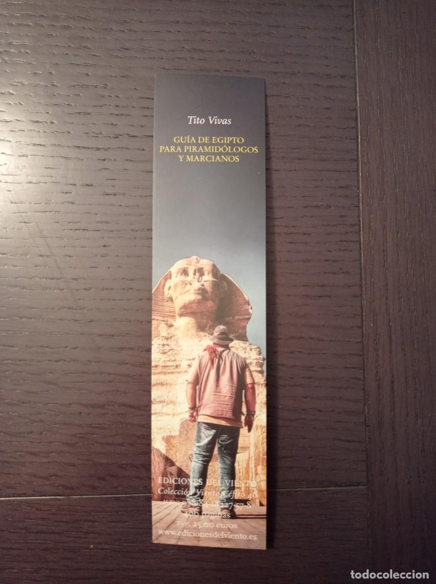 Coleccionismo Marcap&aacute;ginas: MARCAP&Aacute;GINAS. EDICIONES DEL VIENTO. TITO VIVAS. GU&Iacute;A DE EGIPTO PARA PIRAMID&Oacute;LOGOS Y MARCIANOS