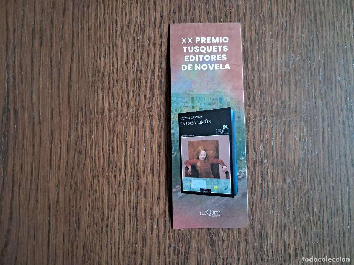 Coleccionismo Marcap&aacute;ginas: marcap&aacute;ginas, punto de libro, La casa lim&oacute;n, Corina Oproae. Tusquets.