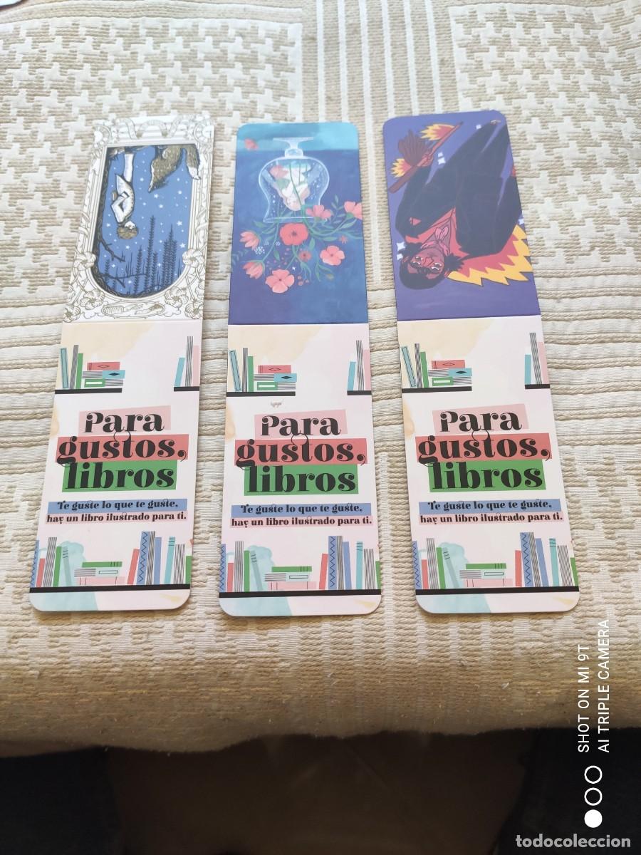 Coleccionismo Marcap&aacute;ginas: 3 MARCAPAGINAS MAGNETICOS DIFERENTES &rdquo;PARA GUSTOS, LIBROS&rdquo;