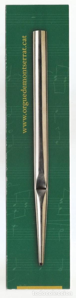 Coleccionismo Marcap&aacute;ginas: MARCAP&Aacute;GINAS / PUNTO DE LIBRO - ORGUE DE MONTSERRAT, CAIXA PENED&Egrave;S OBRA SOCIAL