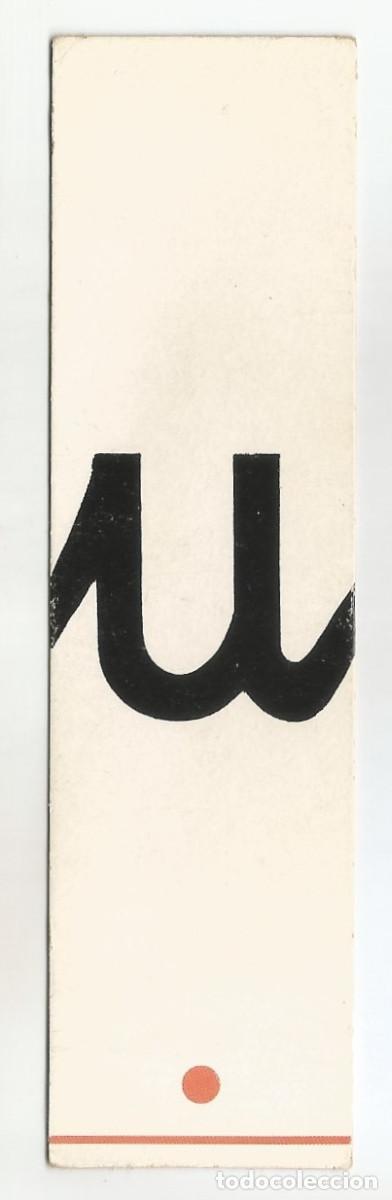 Coleccionismo Marcap&aacute;ginas: MARCAP&Aacute;GINAS / PUNTO DE LIBRO - U