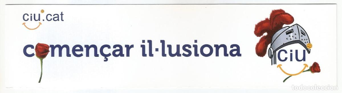 Collectionnisme Marque-pages: MARCAP&Aacute;GINAS / PUNTO DE LIBRO - CIU, COMEN&Ccedil;AR IL&middot;LUSIONA