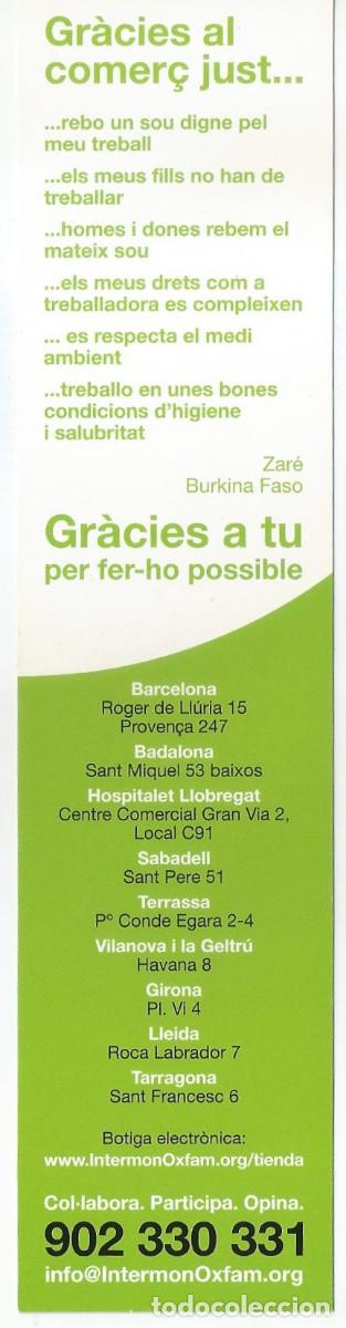 Coleccionismo marcap&aacute;ginas: MARCAP&Aacute;GINAS / PUNTO DE LIBRO - INTERM&Oacute;N OXFAM - Foto 2