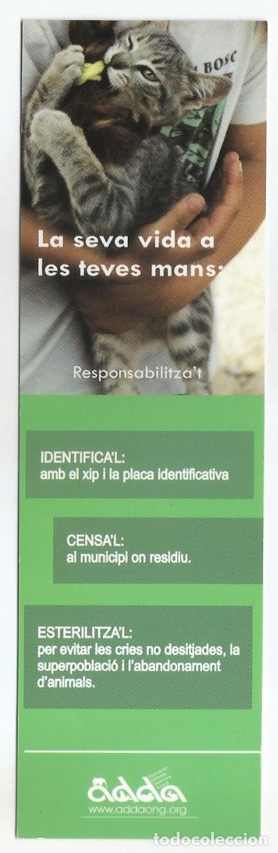 Coleccionismo Marcap&aacute;ginas: MARCAP&Aacute;GINAS / PUNTO DE LIBRO - LA SEVA VIDA A LES TEVES MANS - ADDA