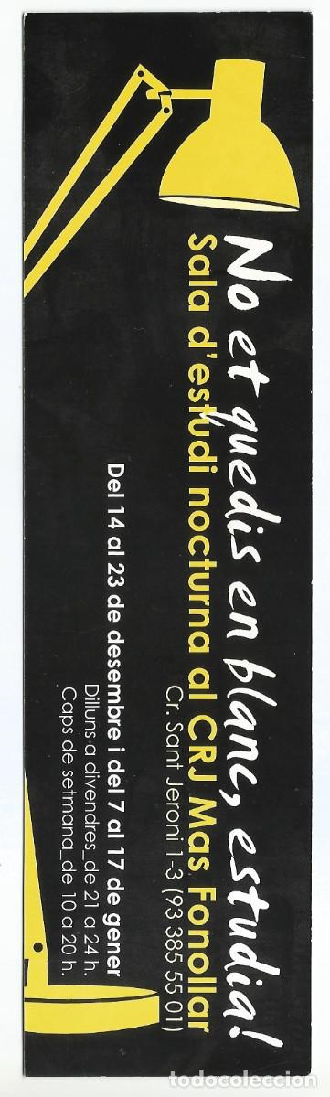 Coleccionismo Marcap&aacute;ginas: MARCAP&Aacute;GINAS / PUNTO DE LIBRO - CRJ MAS FONOLLAR - CALENDARIO 2010