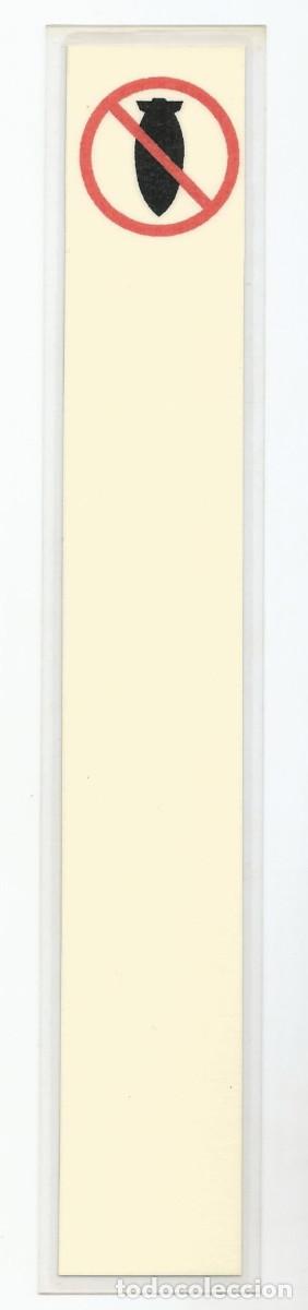 Coleccionismo Marcap&aacute;ginas: MARCAP&Aacute;GINAS / PUNTO DE LIBRO - NO A LA GUERRA