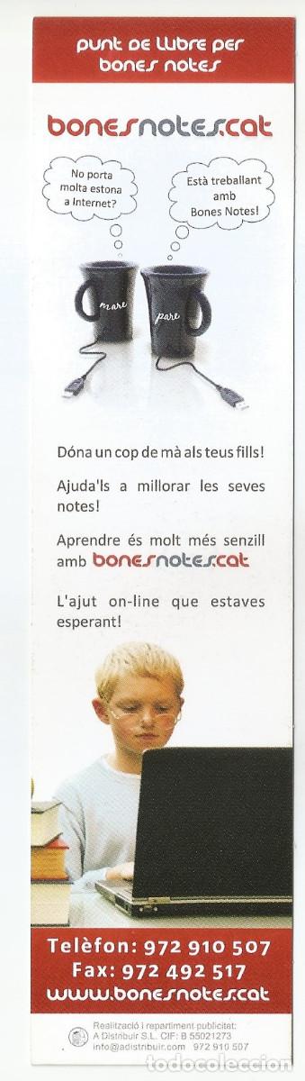 Coleccionismo Marcap&aacute;ginas: MARCAP&Aacute;GINAS / PUNTO DE LIBRO - BONESNOTES.CAT / CALENDARIO 2009