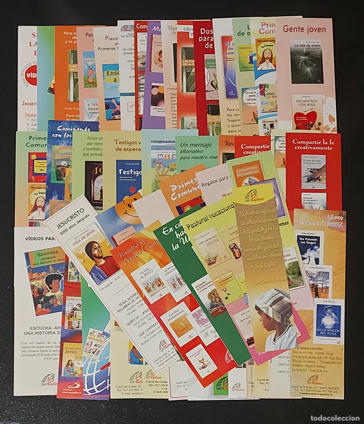 Coleccionismo Marcap&aacute;ginas: MARCAP&Aacute;GINAS - LOTE DE 50 MARCAPAGINAS EDITORIAL PAULINAS &iexcl;&iexcl;&iexcl;