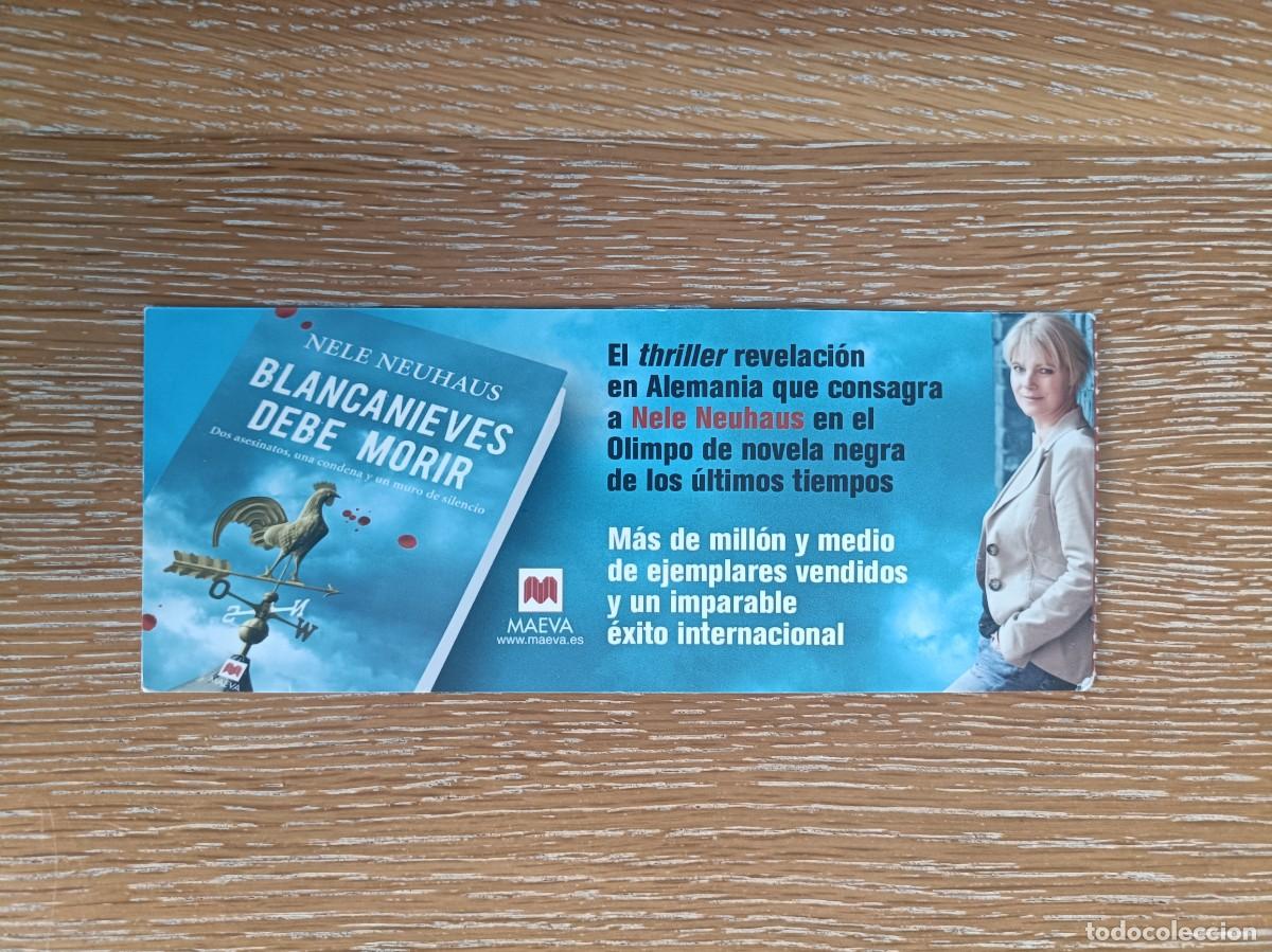 Coleccionismo Marcap&aacute;ginas: MARCAP&Aacute;GINAS - MAEVA - BLANCANIEVES DEBE MORIR - NELE NEUHAUS