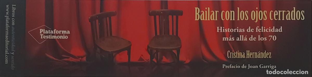 Coleccionismo Marcap&aacute;ginas: MARCAP&Aacute;GINAS - PLATAFORMA TESTIMONIO - BAILAR CON LOS OJOS CERRADOS