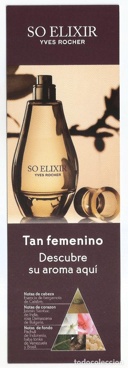Coleccionismo marcap&aacute;ginas: MARCAP&Aacute;GINAS / PUNTO DE LIBRO - SO ELIXIR YVES ROCHER - Foto 2