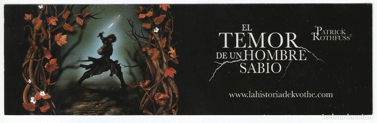 Coleccionismo Marcap&aacute;ginas: MARCAP&Aacute;GINAS / PUNTO DE LIBRO - PLAZA & JAN&Eacute;S - EL NOMBRE DEL VIENTO, EL TEMOR DE UN HOMBRE SABIO