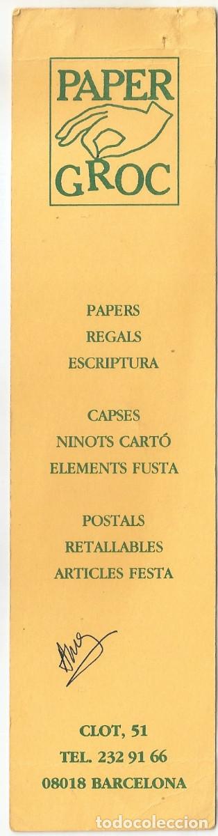 Coleccionismo marcap&aacute;ginas: MARCAP&Aacute;GINAS / PUNTO DE LIBRO - PAPER GROC - Foto 1