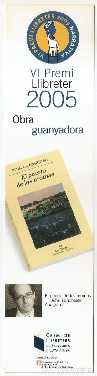 Coleccionismo Marcap&aacute;ginas: MARCAP&Aacute;GINAS / PUNTO DE LIBRO - VI PREMI LLIBRETER 2005