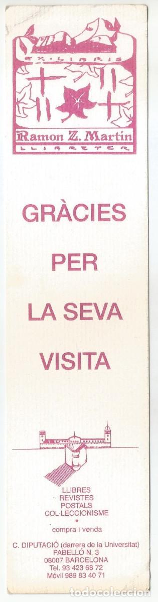 Coleccionismo Marcap&aacute;ginas: MARCAP&Aacute;GINAS / PUNTO DE LIBRO - RAMON Z. MARTIN LLIBRETER