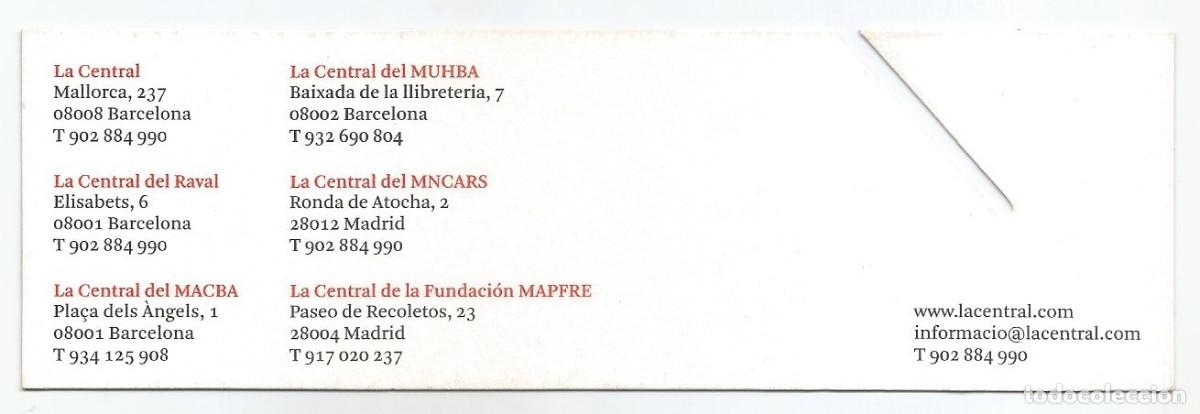 Coleccionismo marcap&aacute;ginas: MARCAP&Aacute;GINAS / PUNTO DE LIBRO - LA CENTRAL - Foto 2