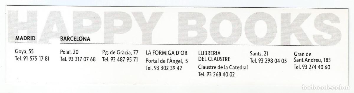 Coleccionismo marcap&aacute;ginas: MARCAP&Aacute;GINAS / PUNTO DE LIBRO - HAPPY BOOKS - Foto 2