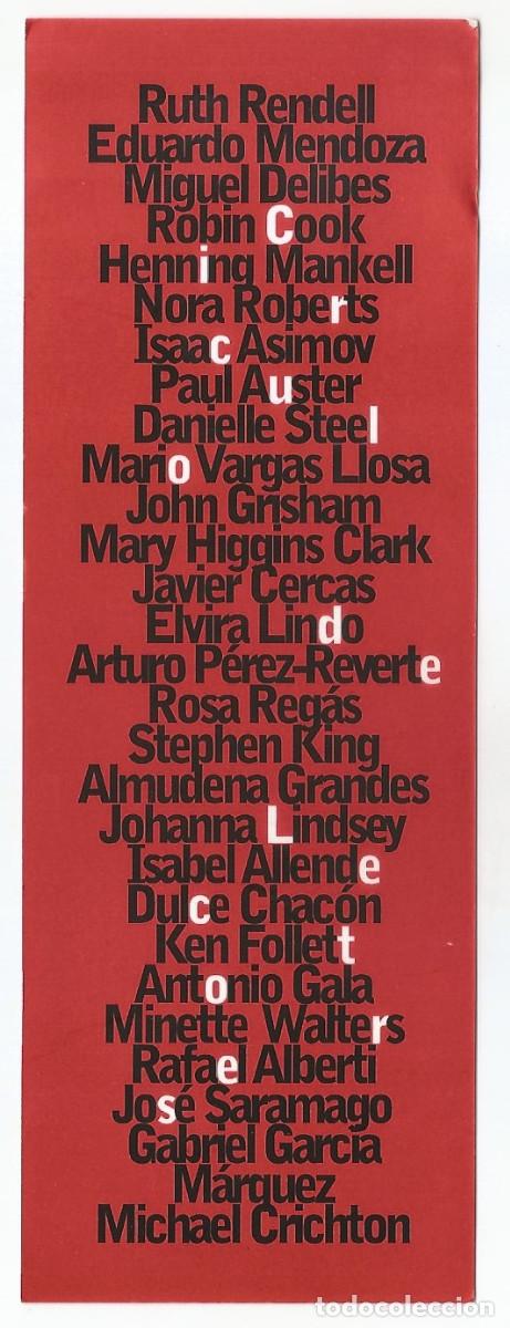 Coleccionismo marcap&aacute;ginas: MARCAP&Aacute;GINAS / PUNTO DE LIBRO - C&Iacute;RCULO DE LECTORES - Foto 1