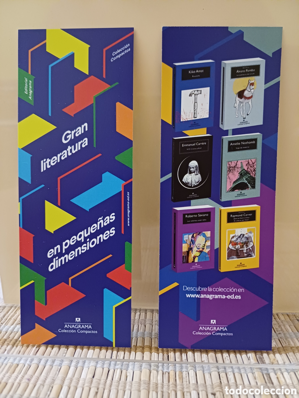 Coleccionismo marcap&aacute;ginas: Marcap&aacute;ginas Gran literatura - Foto 1
