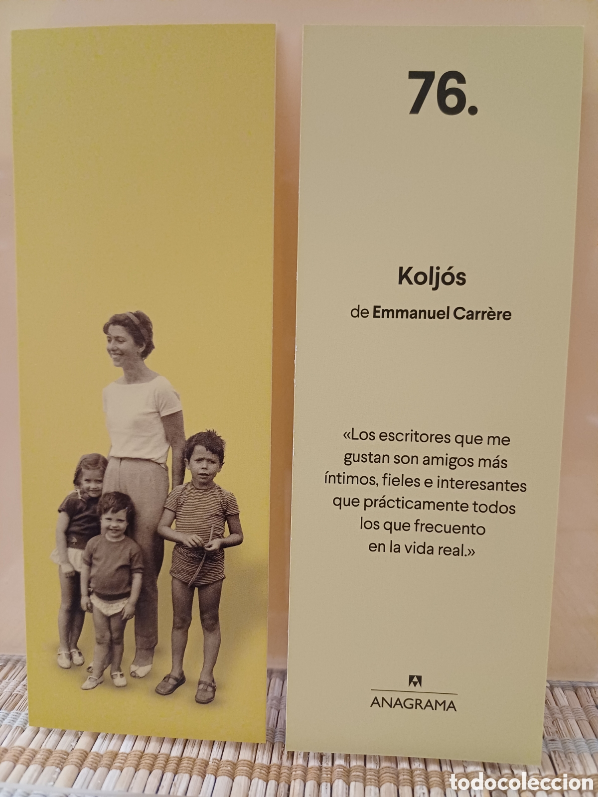 Coleccionismo Marcap&aacute;ginas: Marcap&aacute;ginas Kolj&oacute;s Anagrama 76