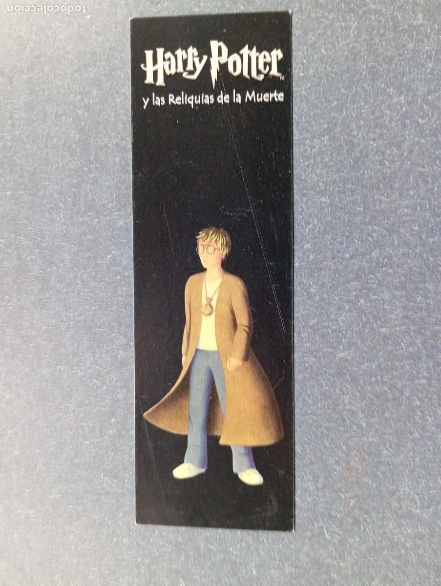 Coleccionismo Marcap&aacute;ginas: 1 MARCAPAGINAS DE ** HARRY POTTER Y LAS RELIQUIAS DE LA MUERTE ** SALAMANDRA