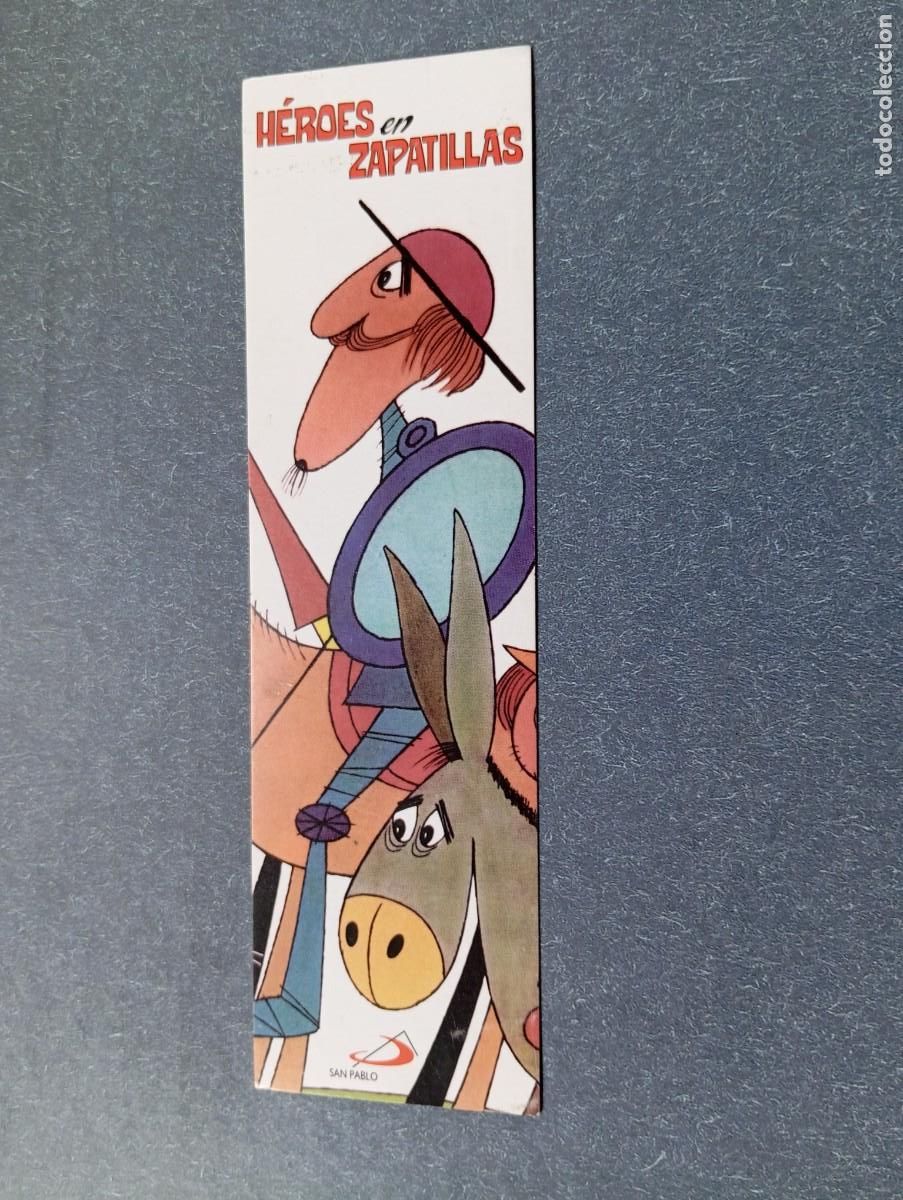 Coleccionismo Marcap&aacute;ginas: 1 MARCAPAGINAS DE ** EL CUERPO HUMANO ** HEROES EN ZAPATILLAS ** SAN PABLO