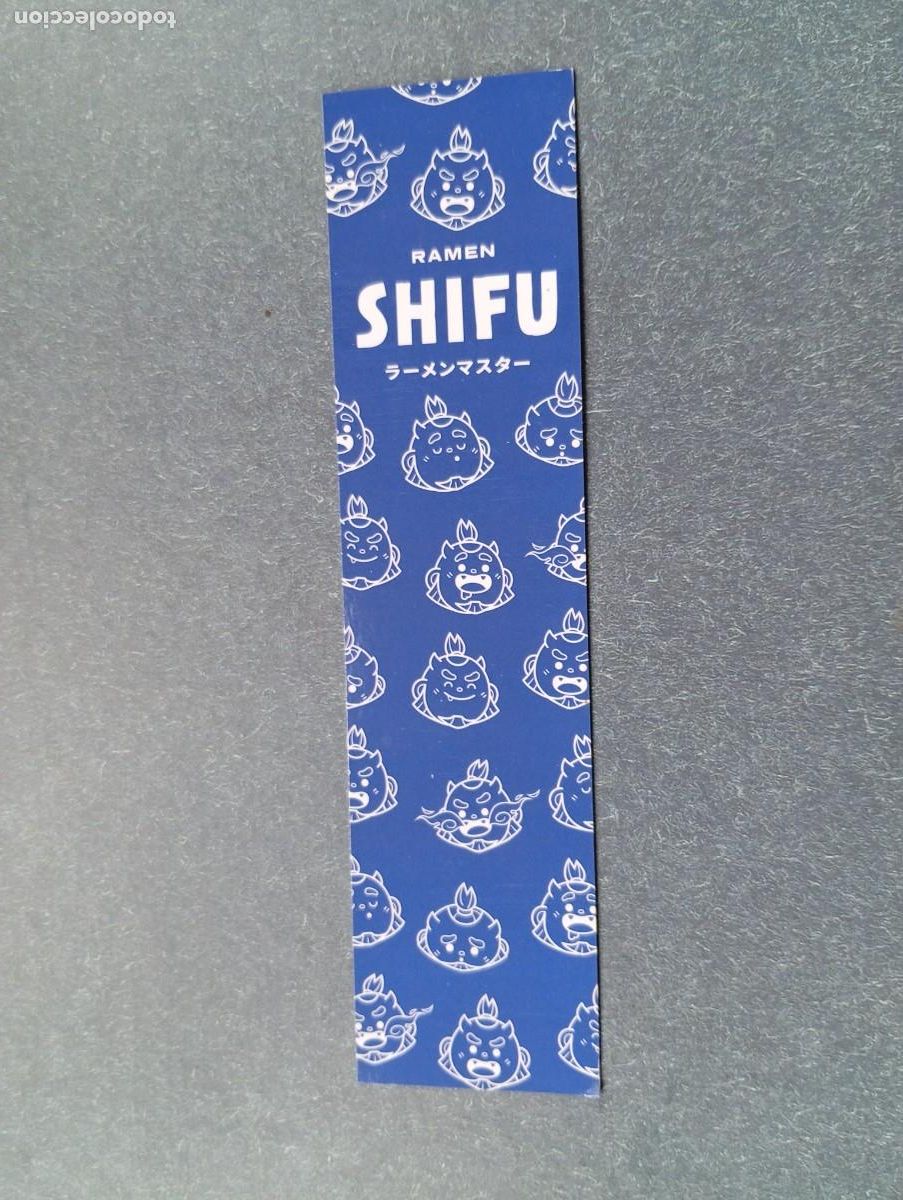 Coleccionismo marcap&aacute;ginas: 1 MARCAPAGINAS DE ** RAMEN - SHIFU **. - Foto 2
