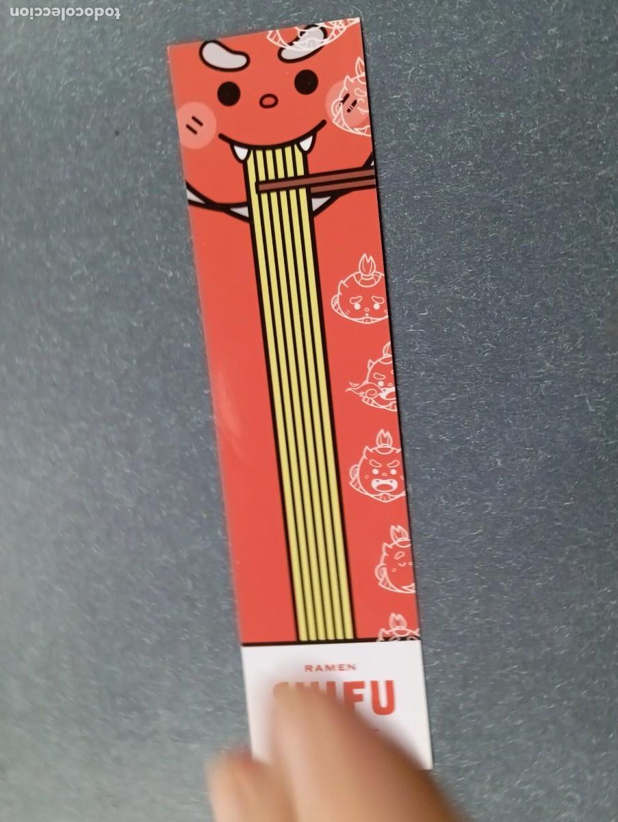Coleccionismo marcap&aacute;ginas: 1 MARCAPAGINAS DE ** RAMEN - SHIFU **. - Foto 1